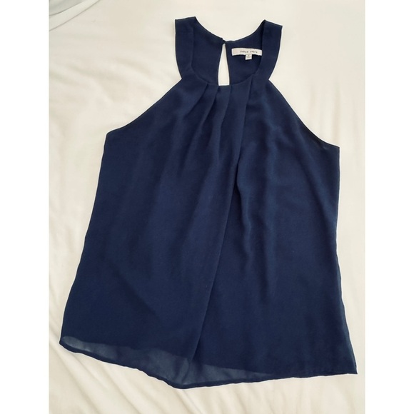Navy Sleeveless Top - Picture 1 of 2